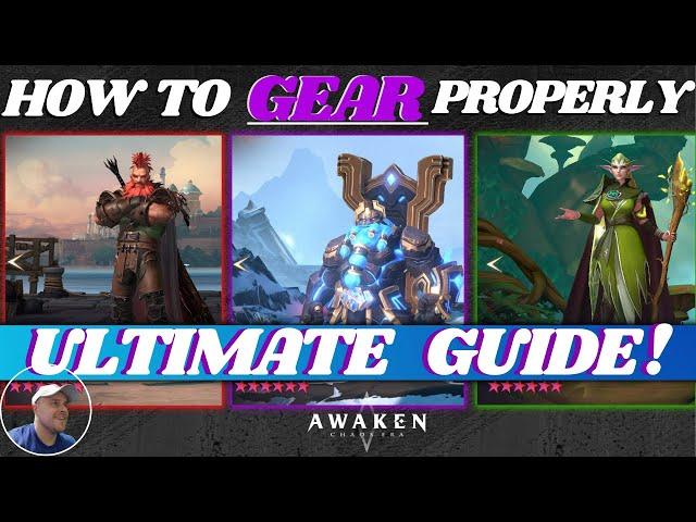 How to Properly Gear Heroes!| Awaken Chaos Era