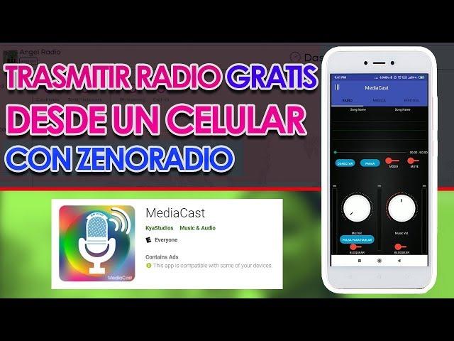 Trasmitir radio gratis desde celular con Zenoradio ZenoMedia Zenolive 2019