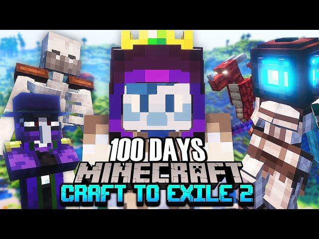 I Survived 100 Days in Craft to Exile 2 in Minecraft