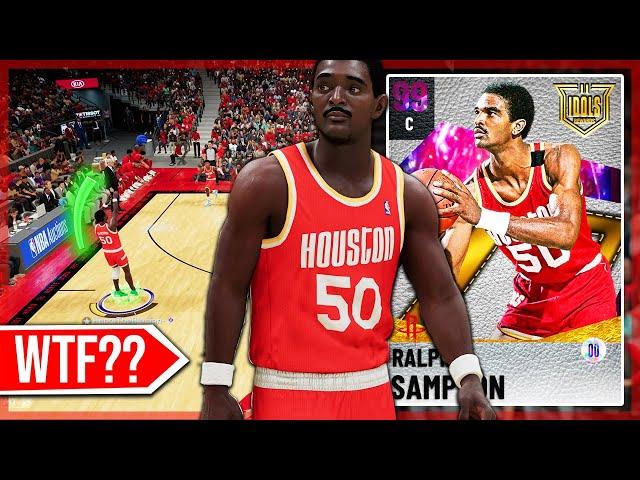 2K GAVE A 7'4 CENTER CURRY SLIDE AND HOF RANGE...DARK MATTER RALPH SAMPSON GAMEPLAY! NBA 2k21 MyTEAM