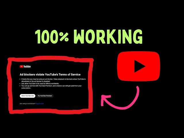 FIX Ad Blockers Violate YouTube Terms Of Service