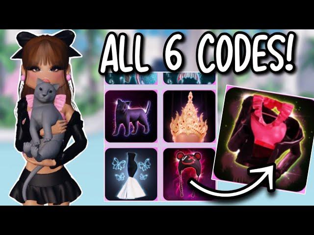 ALL 6 CODES IN THE SUMMER UPDATE PT2 | Roblox Dress To Impress