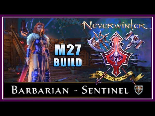 NEW Mod 27 Barbarian TANK Build + Guide: (over 3 Million max Hp) Setup for Endgame! - Neverwinter