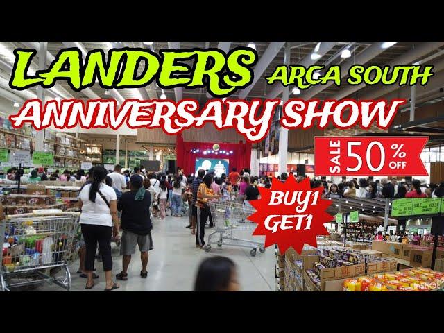 LANDERS ARCA SOUTH TAGUIG ANNIVERSARY SHOW, SALE UP TO 50%OFF, BUY1GET1