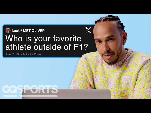 Lewis Hamilton Replies to Fans on the Internet | Actually Me | GQ Sports