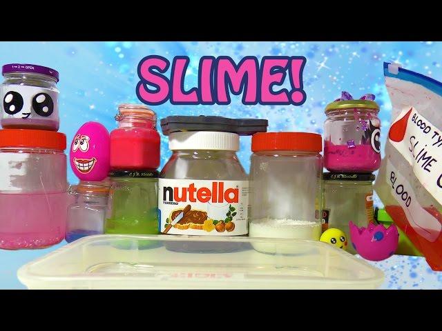 DIY slime collectie - Hoe lang kan je slijm bewaren? Welk slijmrecept is het best?