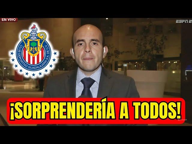 ¡INESPERADO! ¡MIRA AL ENTRENADOR QUE LLEGARÍA A CHIVAS! NOTICIAS DEL CLUB CHIVAS