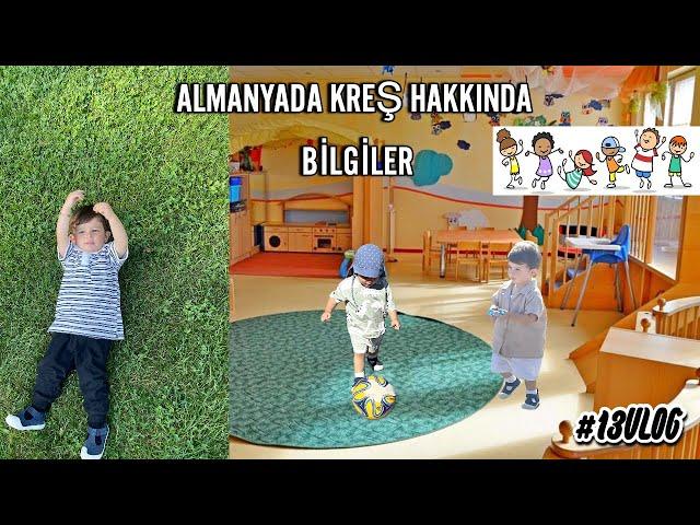 #13vlog  ALMANYADA KREŞ HAKKINDA BİLGİ VERİYORUM ENSAR ELİNİ YAKTI ISLAK KEK TARİFİ