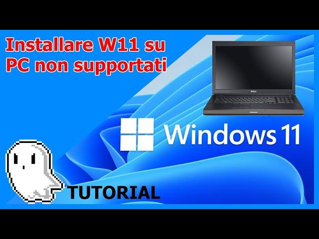 Come Installare Windows 11 su Pc non supportati nel 2024!!!- Tutorial -(metodo installazione pulita)