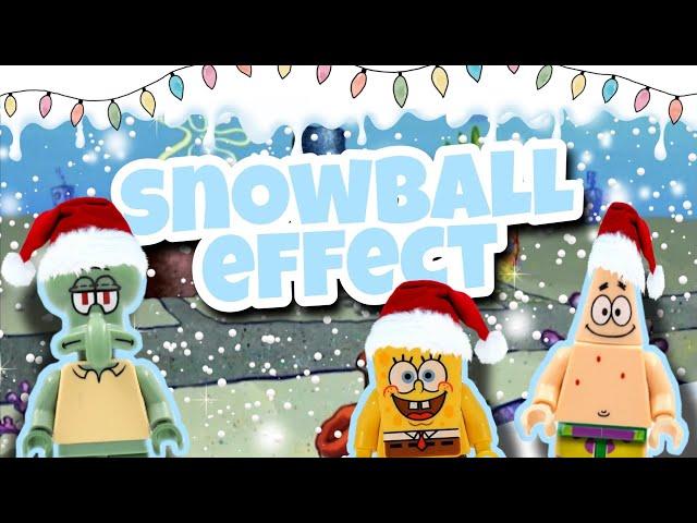 Lego SpongeBob Snowball Effect