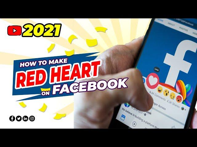 ️Facebook Reaction Buttons - How to Make a Heart Sign on Facebook | Do It Yourself.