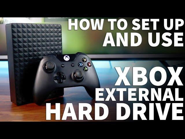 How to Use An External Hard Drive On Xbox One and Series X or S - Move Xbox Games to External Drive