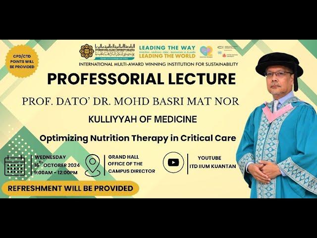 Professorial Lecture