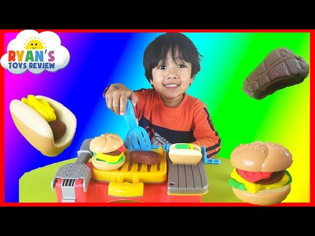 Play Doh Cookout Creations  make Hotdogs Hamburgers and Chicken