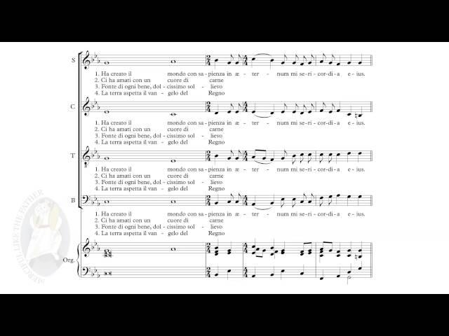 Misericordes sicut Pater! - Hymn of the Jubilee of Mercy | music score