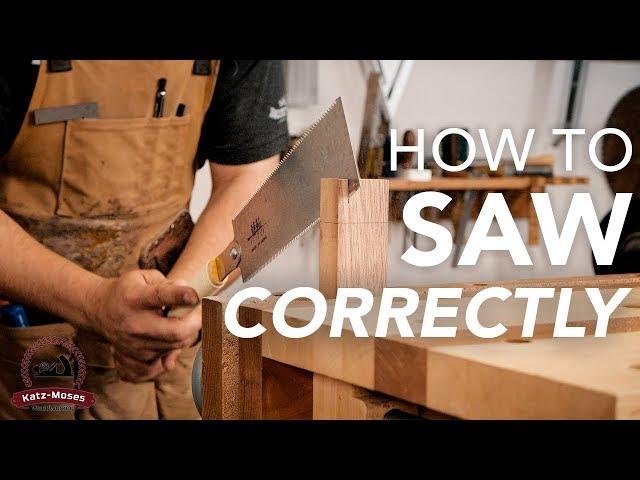 How to Saw Correctly - tips and tricks with a Japanese Pull saw