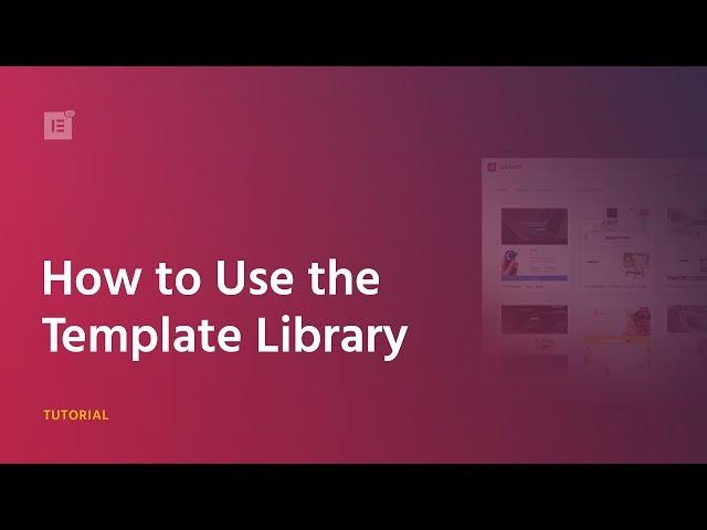 How to Use the Template Library