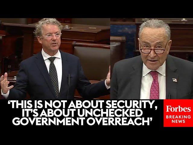 BREAKING: Rand Paul Blocks Drone Security Bill Due To Concerns Over Privacy Violations And Overreach