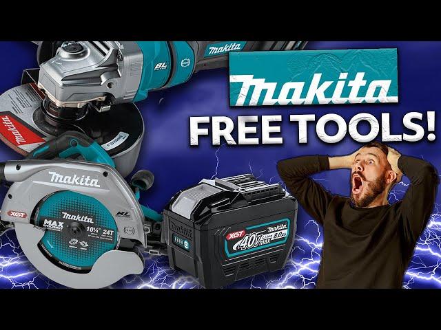 Free Makita Tool Deals You Don't Wanna Miss! 50+ Free Tools