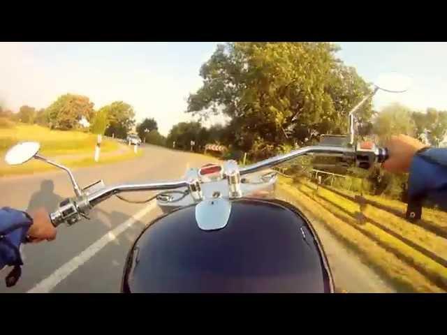 GoPro Probefahrt mit Suzuki VS1400 Intruder