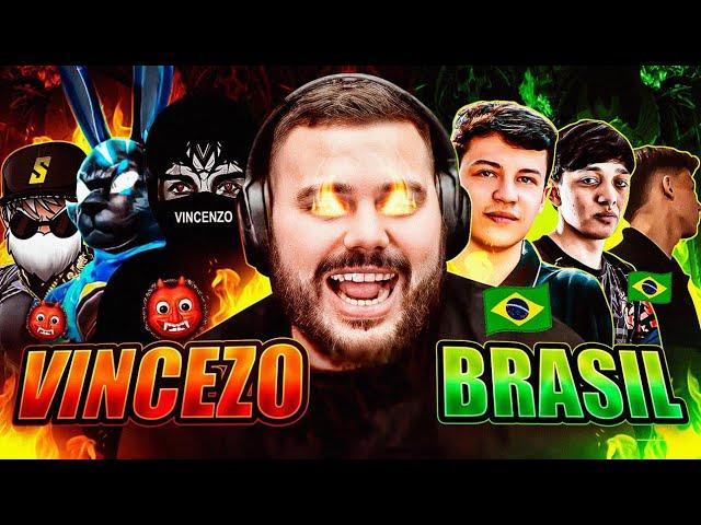 VINCENZO  LLEGA CON SU ESCUADRA PARA ENFRENTARSE TWO9 BRASIL  EN 4 VS 4 Y ESTO FUE LO QUE PASO!!