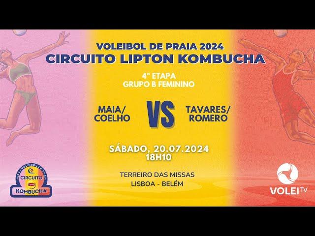 CIRCUITO LIPTON KOMBUCHA 2024 - 4ª ETAPA - MAIA/COELHO VS TAVARES/ROMERO - FEMININO