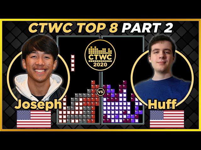2020 CTWC - TETRIS Top 8 - Joseph vs. Huff - TETRIS WORLD CHAMPIONSHIP!