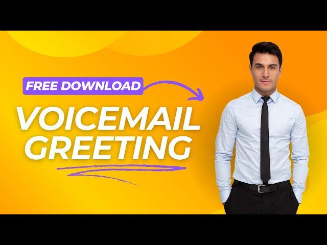 Male Voicemail Greeting (HQ, FREE DOWNLOAD)