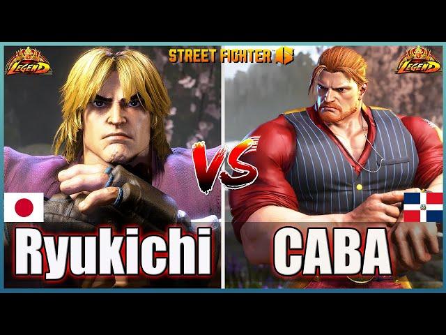 Street Fighter 6 Ryukichi (RYU #2)  Vs  CABA (GUILE #2) Best Room MatchHigh Level Gameplay