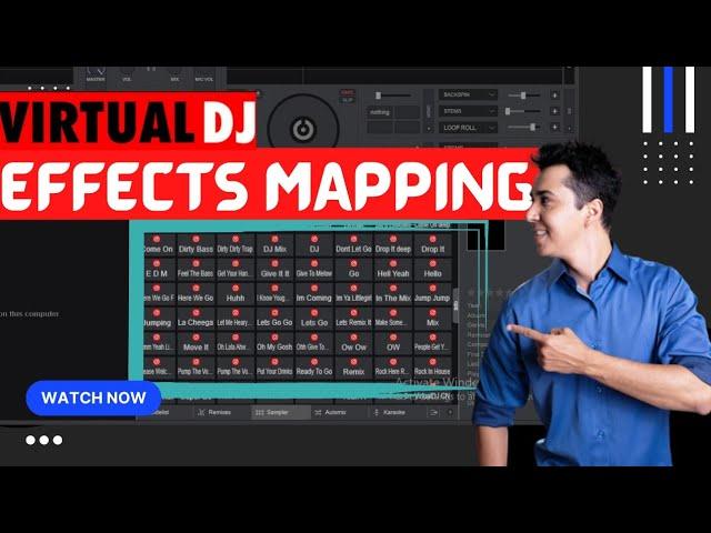 DJ EFFECTS MAPPING on Virtual Dj | virtual DJ 2021 tutorials