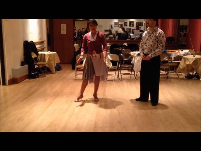 Tango Lesson: Compact Walking Techniques and Embellishments