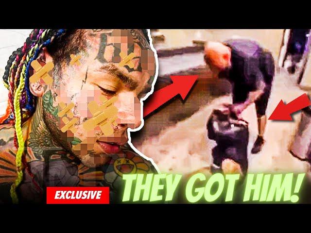 Rapper 6ix9ine BRUTALLY BEATEN In LA Fitness *Full Video* - Attacker Responds!