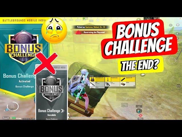 END OF BONUS CHALLENGE IN BGMI LIKE END OF OLD ERANGEL VIBES  BONUS CHALLENGE KAB AAYEGA?