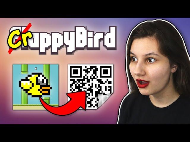 How I Fit the Whole Flappy Bird Game into a QR code - 2 KB Only 