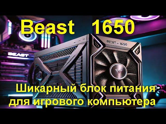 Beast   1650  -   Шикарный блок питания для игрового компьютера