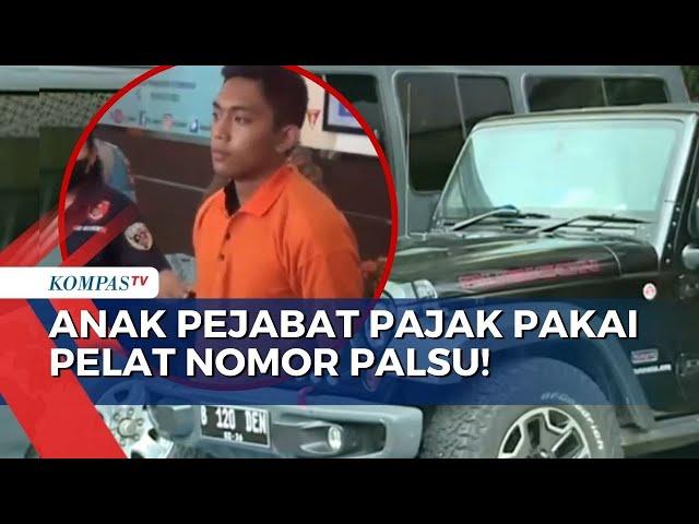 Terungkap! Mobil Rubicon Milik Anak Pejabat Pajak  Gunakan Pelat Nomor Palsu