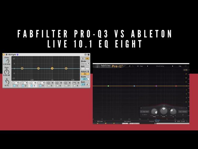 Fabfilter Pro-Q3 vs Ableton Live EQ Eight Which one is better?