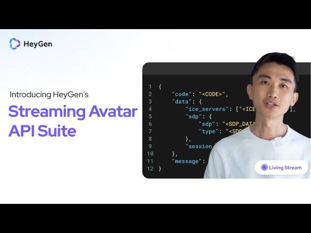 Introducing HeyGen‘s Streaming Avatar API Suite