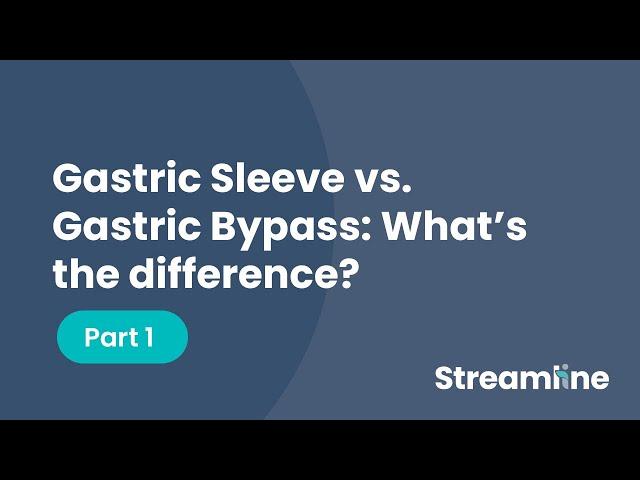 Gastric bypass surgery vs Gastric sleeve surgery  what is the difference? Part 2🩺