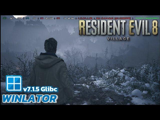 Winlator Glibc - Gameplay Resident Evil 8 Village (Windows) On Android