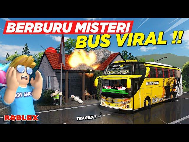 BERBURU MISTERI NAIK BUS TELOLET BASURI MODIFIKASI VIRAL !! ROLEPLAY BUS INDONESIA - Roblox