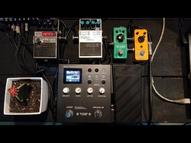 NUX MG300 PEDALBOARD TEST