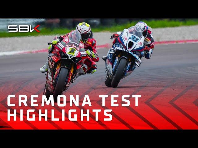 HIGHLIGHTS from the first-ever test at Cremona ️ | 2024 Cremona #WorldSBK Test