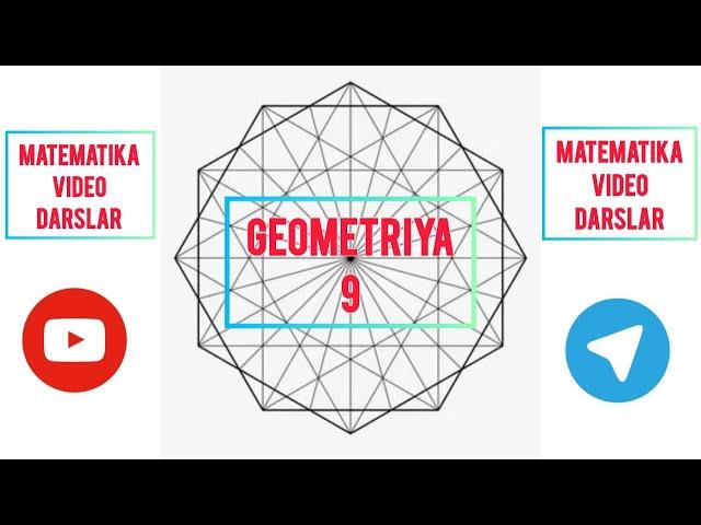 9-sinf | Geometriya | 5-dars | To'g'ri burchakli uchburchaklarning o'xshashlik alomatlari