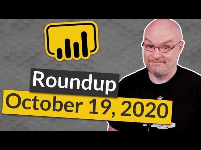 New Gateway, Power BI data source management and more... (Roundup | October 19, 2020)