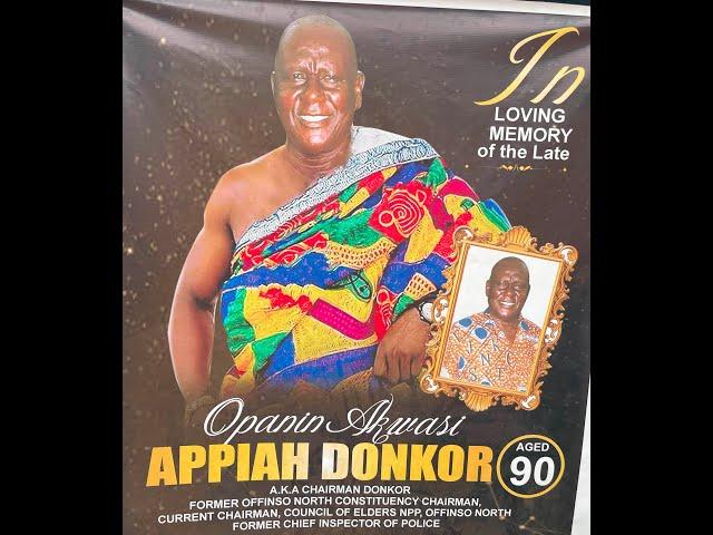 BURIAL SERVICE OF THE LATE OPANIN AKWASI DONKOR AKA CHAIRMAN DONKOR AGED 90 IN AKOMADAN ON 27/07/24