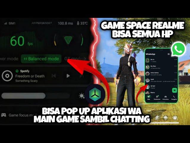 GAME SPACE REALME BISA POP UP WA‼️GAME TURBO TERBAIK UNTUK SEMUA HP ANDROID