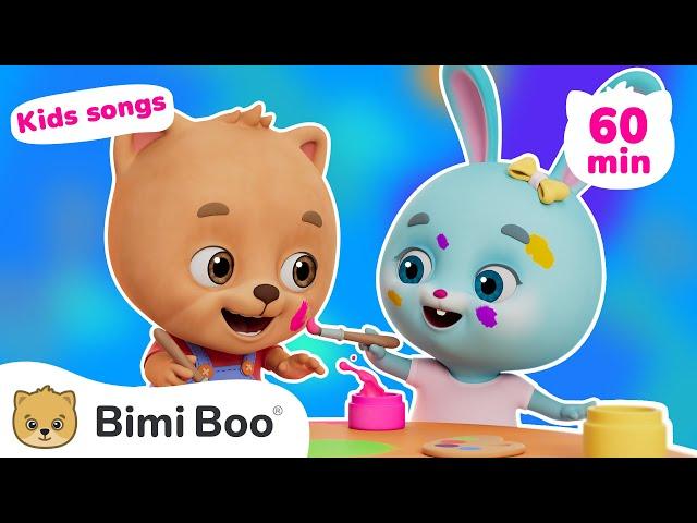 Colors Song +  More Kids Songs & Nursery Rhymes | Bimi Boo