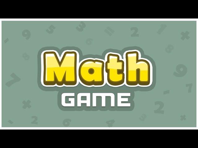 Unity 3d Free source code - Mathematic Game