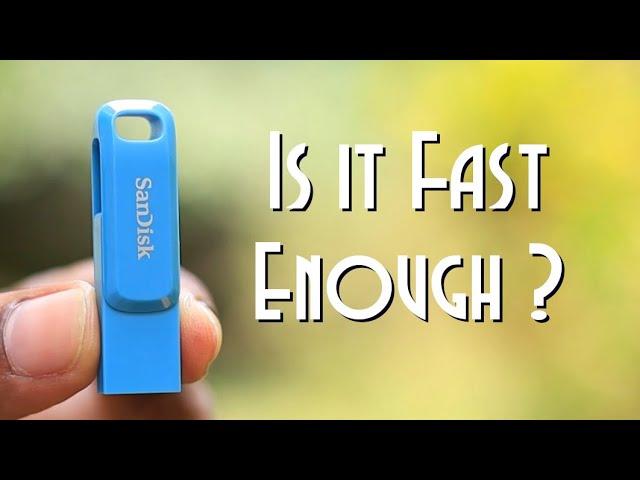 Speed Test - SanDisk Ultra Dual Drive Go USB Type- C, Navagio Bay, 400MB/s 128GB, Flash Drive